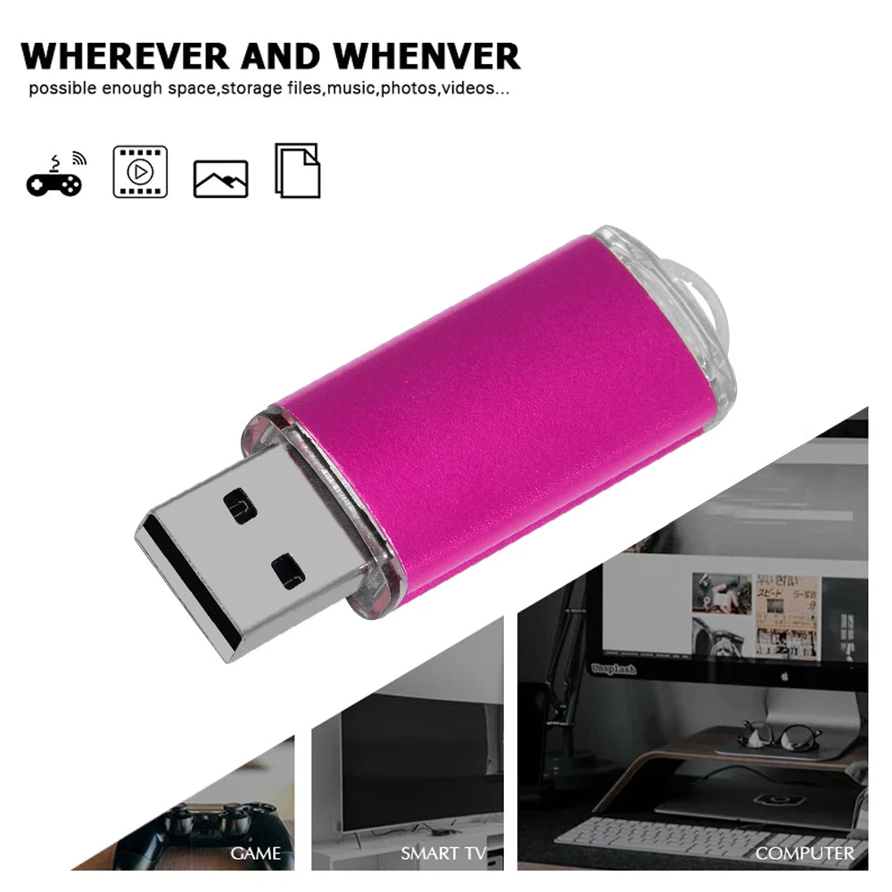 100PCS Custom Flash Drive Pen Drive 4GB 8GB 16GB 32GB 64GB High Speed Usb Stick 2. 0 Memoria Stick Memory Flash Drive Pendrive