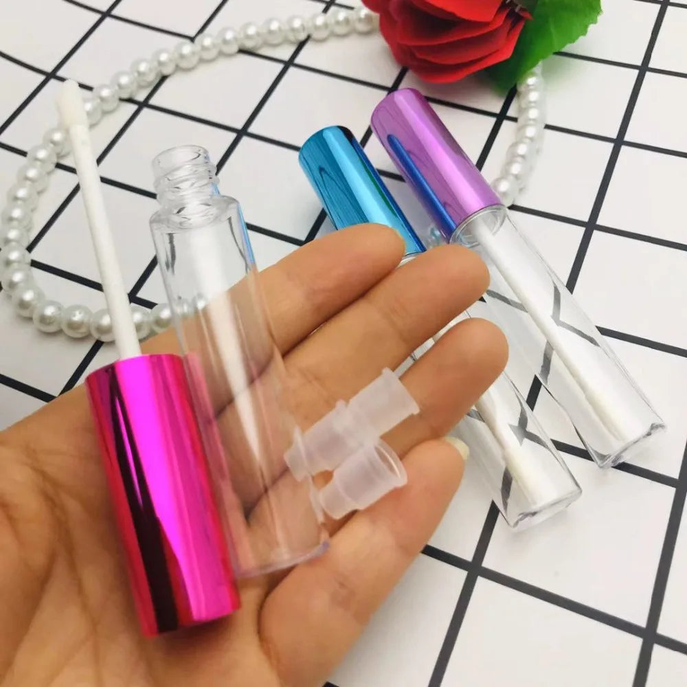 10/30/50/100pcs 10ml Empty Mascara Tubes DIY Lipgloss Containers  Eyeliner Bottle Lipstick Cosmetic Packaging Cans Wholesale