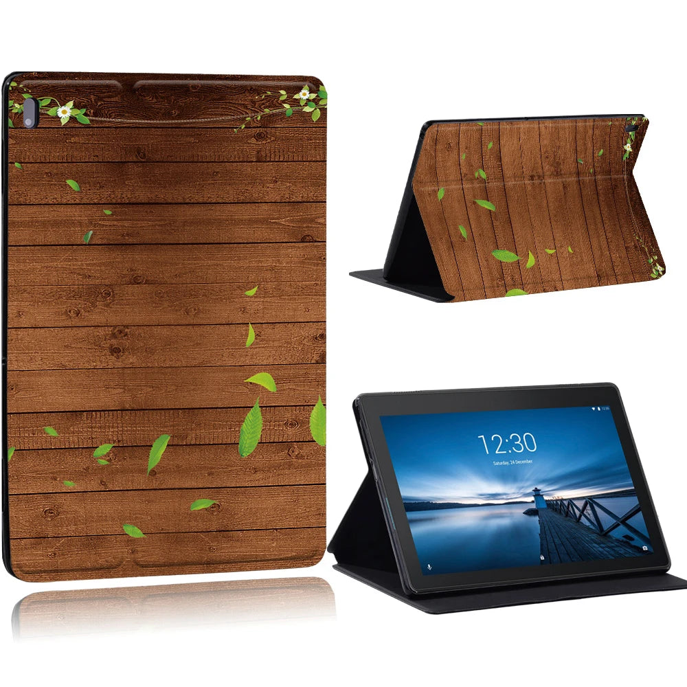 Case for Funda Tablet Lenovo Tab E10 10.1"/Tab M10 10.1"/Smart Tab M10 FHD Plus 10.3" TB-X606F M7 M8 TB-8505 Stand Tablet Cover