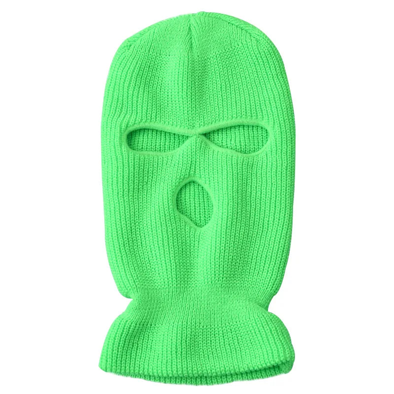 Winter Army Tactical Mask 3 Hole Full Face Mask Ski Mask Winter Cap Balaclava Motorbike Motorcycle Helmet Full Helmet