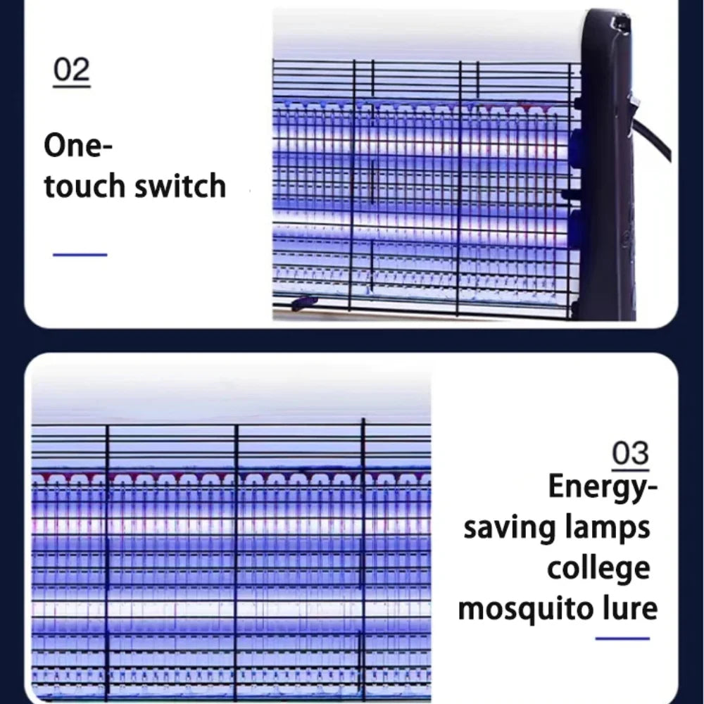 Electronic Mosquito Killer Lamp UV Insect Trap Indoor Wall-Mounted Pest Control Bug Zapper for Home Bedroom Hotel Restaurant