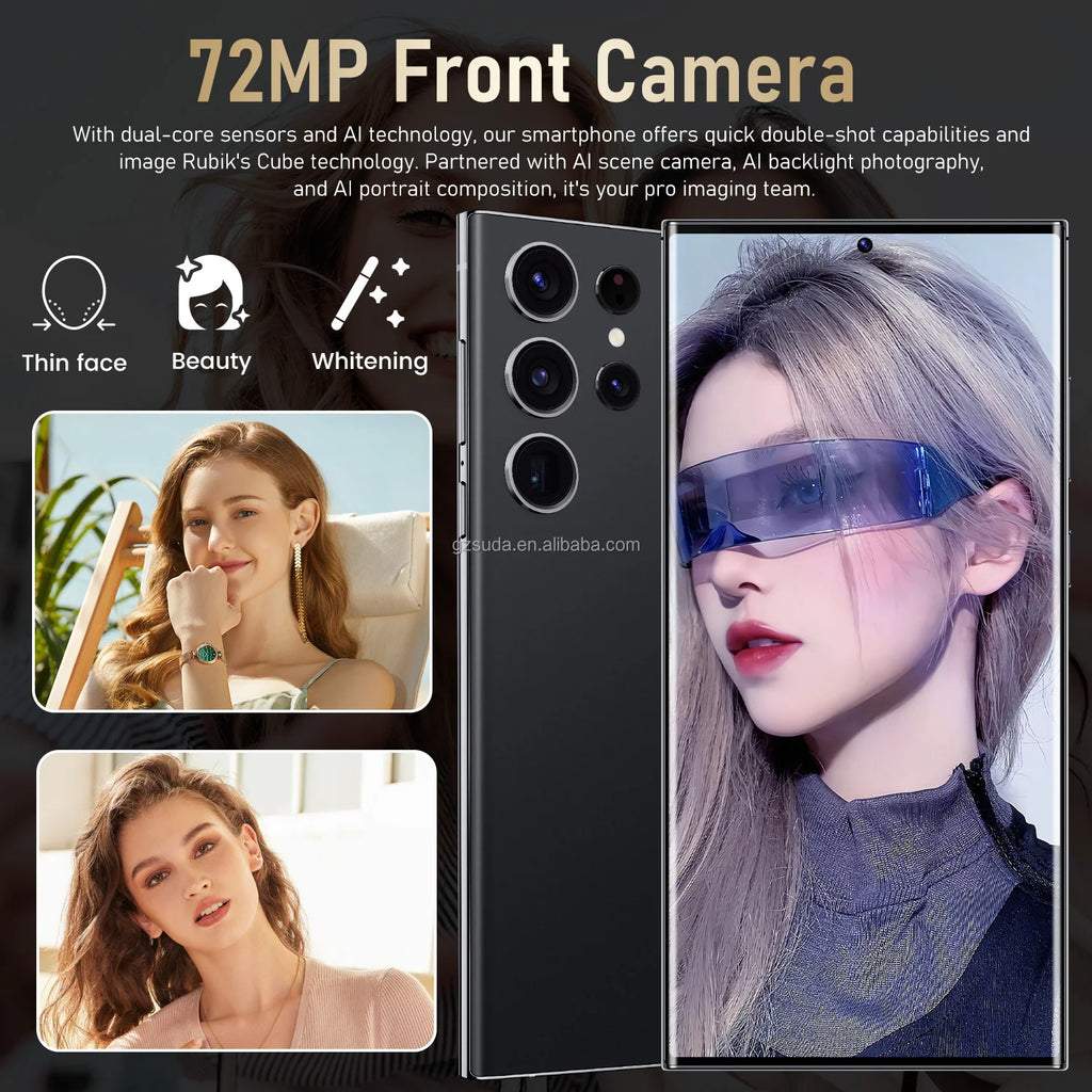 Factory Price Note 30 Ultra Smartphone 7.3 Inch AMOLED Screen Telephone Smartphone 5G Cellphone Large Screen HD Camera