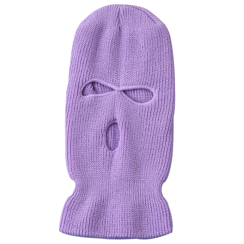 Winter Army Tactical Mask 3 Hole Full Face Mask Ski Mask Winter Cap Balaclava Motorbike Motorcycle Helmet Full Helmet