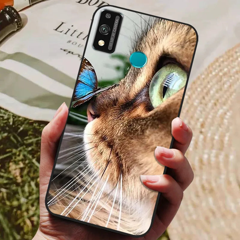 For Honor 9x lite Case Wolf Cartoon Silicon Soft TPU Back Cover For Huawei Honor 9X lite Phone Cases Honor9x Lite Fundas Coque