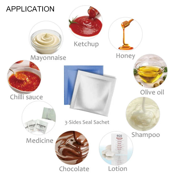Automatic Honey Liquid Sachet Filling Packaging Machine Good Price Shaped Bag Stick Packing for Food Film and Pouch Type Wrap