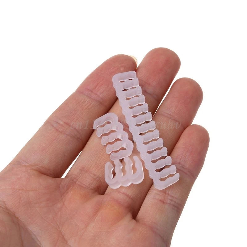 16Pcs/Set PP Cable Comb/Clamp/Clip/Organizer/Dresser for 2.5-3.2mm PC Power Cables Wiring 4/6/8/24 Pin Computer Cable Manager