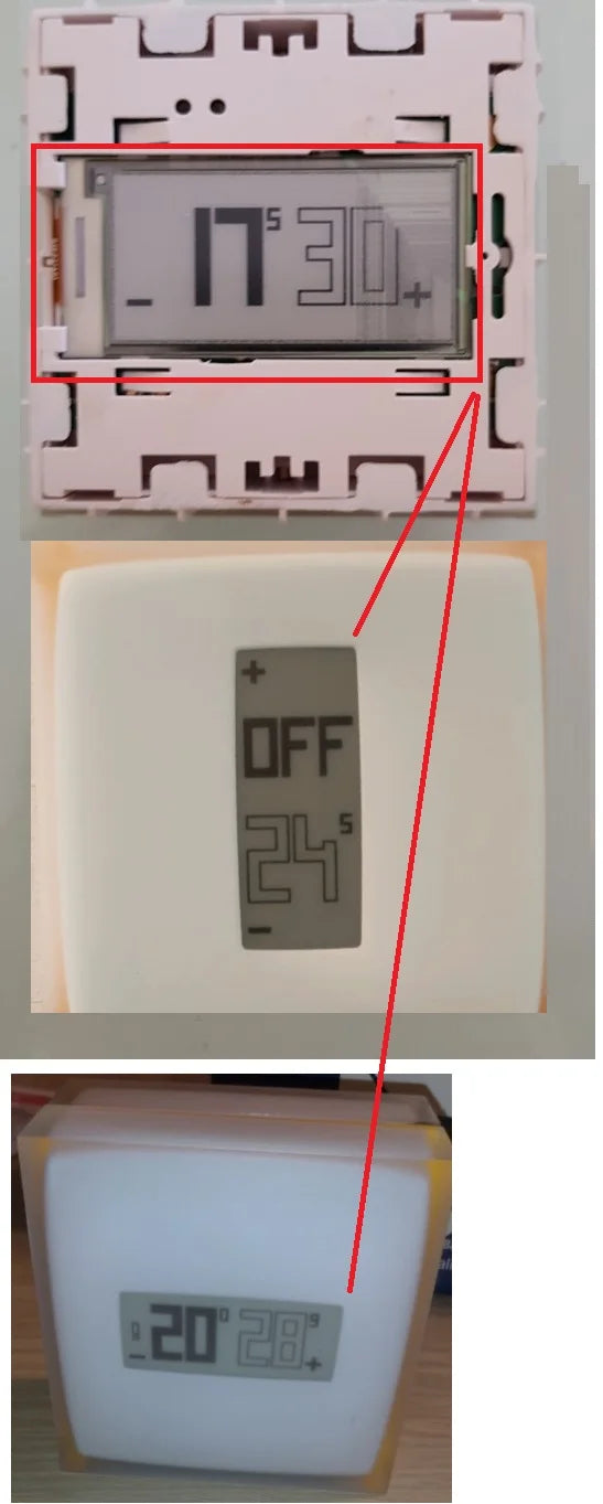 LCD Display For Netatmo Pro Smart Thermostat (NTH-PRO) Repair screen