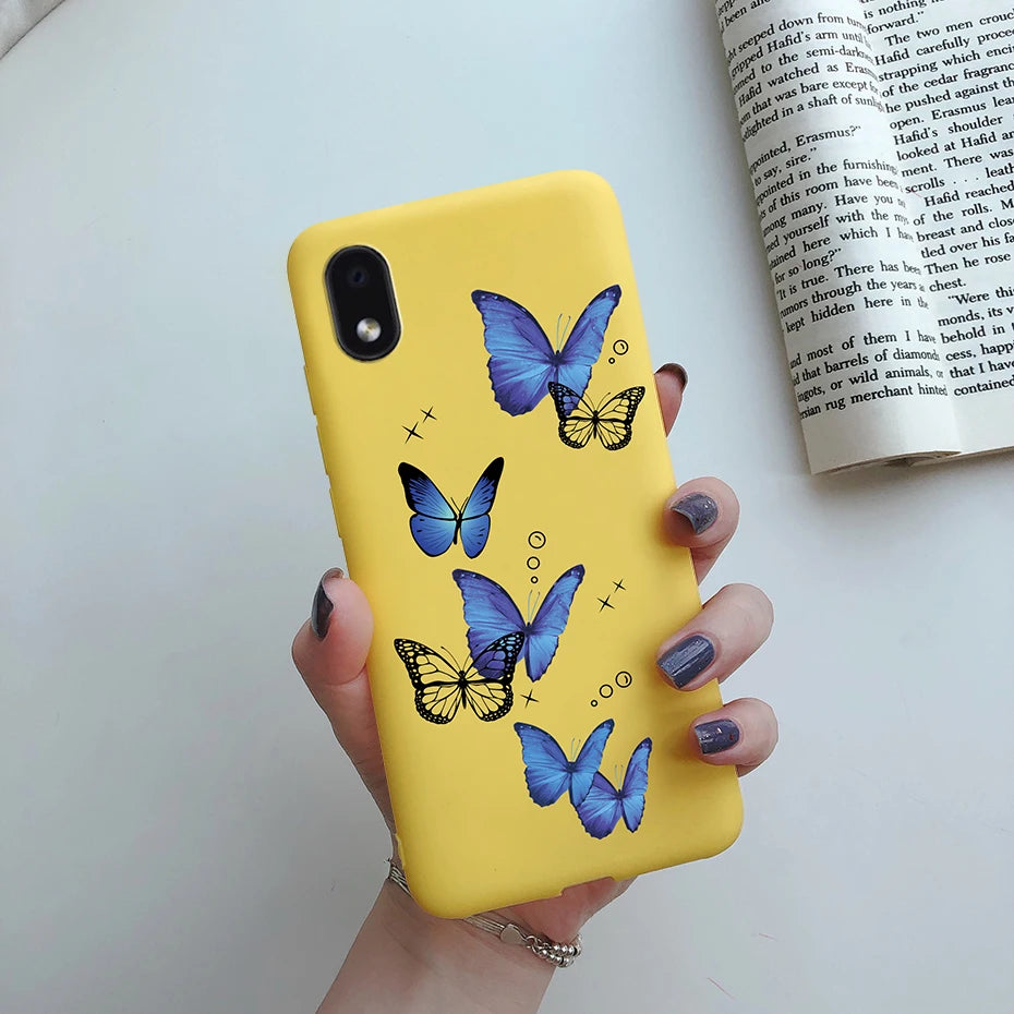 For Samsung Galaxy A01 core Cases Silicon Back Cover Soft Sunflower Phone Case For Samsung A01 core SM-A013 a 01 m01 Core Case