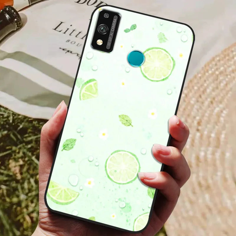 For Honor 9x lite Case Wolf Cartoon Silicon Soft TPU Back Cover For Huawei Honor 9X lite Phone Cases Honor9x Lite Fundas Coque