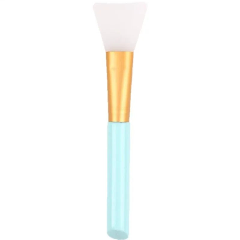 1pcs Face Mask Brush Silicone Facial Mask Mud Mixing Brushes 10 Color Soft Fashion Beauty Women Skin Face Care Makeup Tools
