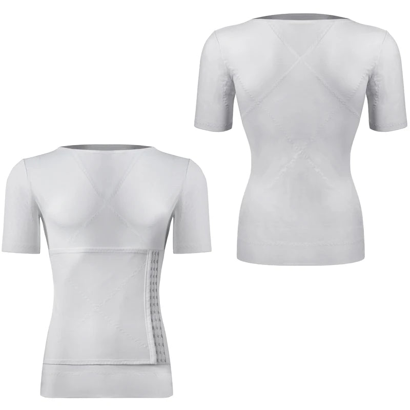 Mens Body Shaper Compression Shirts Abdomen Shapewear Tummy Slimming Sheath Gynecomastia Shapers Corset Waist Trainer Fajas Tops