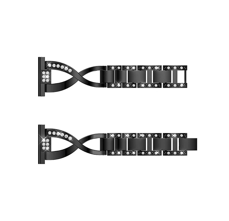 20mm 22mm Luxury Stainless steel Straps for samsung galaxy watch 3 41mm Rhinestone Band for samsung galaxy watch 3 45mm bracelet