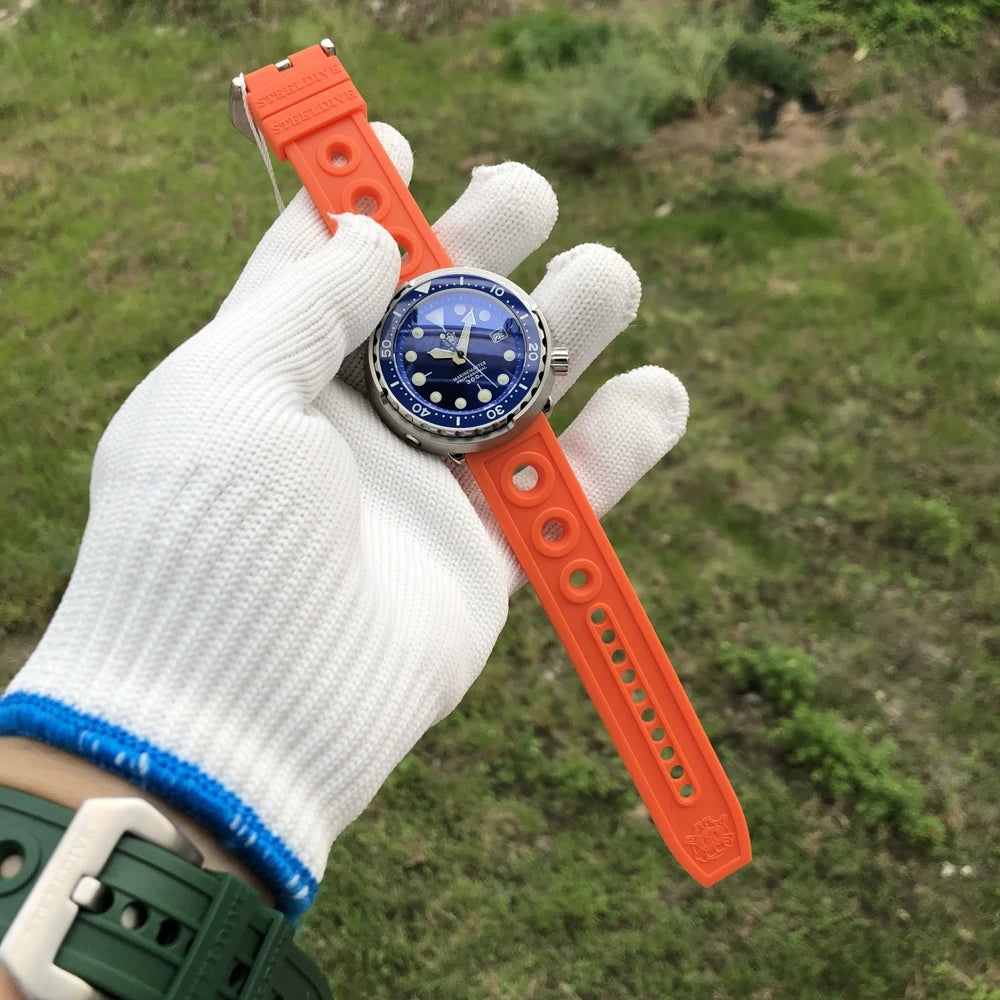 STEELDIVE Automatic Watch Strap Replacement Watch bands Automatic Watch 22mm Bracelets Blue Dive Watches Strap 20/22mm