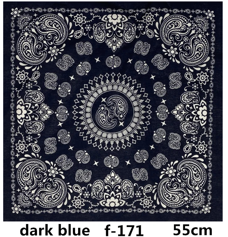f151 Unisex Hiphop Cotton Bandanas Face Mask Scarf Headwear Women Snood Headband Men Fishing Mask Hiking Balaclava Handkerchief