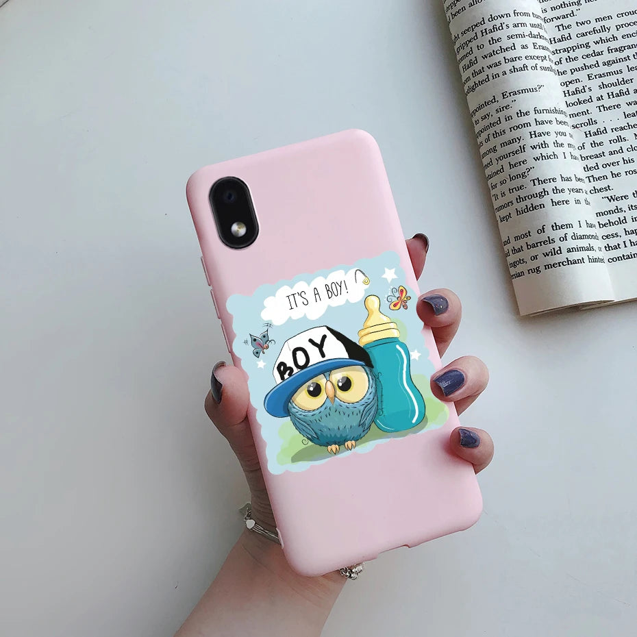 For Samsung Galaxy A01 core Cases Silicon Back Cover Soft Sunflower Phone Case For Samsung A01 core SM-A013 a 01 m01 Core Case