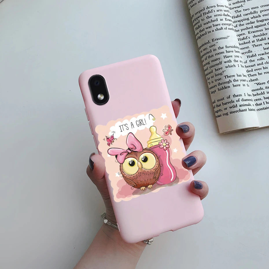 For Samsung Galaxy A01 core Cases Silicon Back Cover Soft Sunflower Phone Case For Samsung A01 core SM-A013 a 01 m01 Core Case