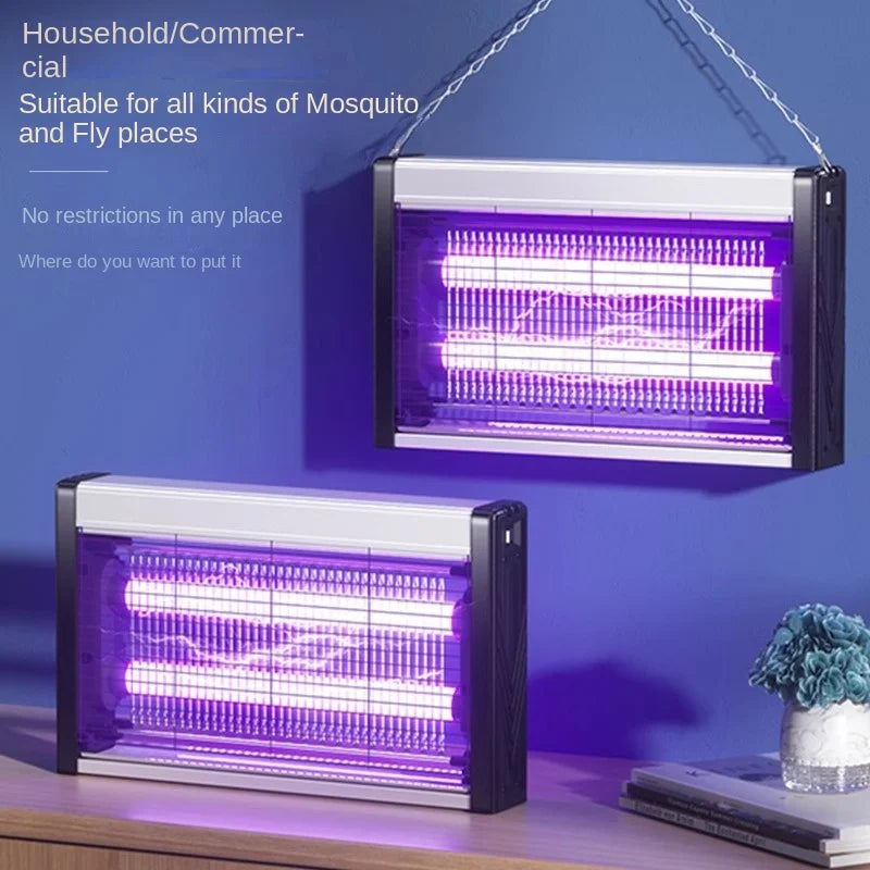 Electronic Mosquito Killer Lamp UV Insect Trap Indoor Wall-Mounted Pest Control Bug Zapper for Home Bedroom Hotel Restaurant