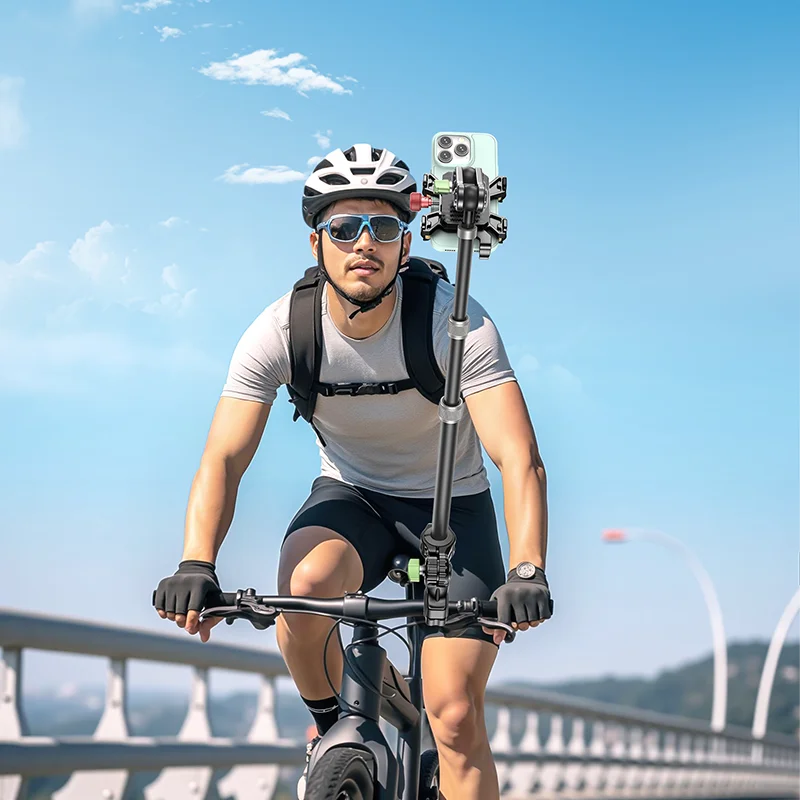 Lanparte Selfie Stick Stabilizator Telephone Holder Adjustment Angle Bicycle Mobile Phone Holder for Bike