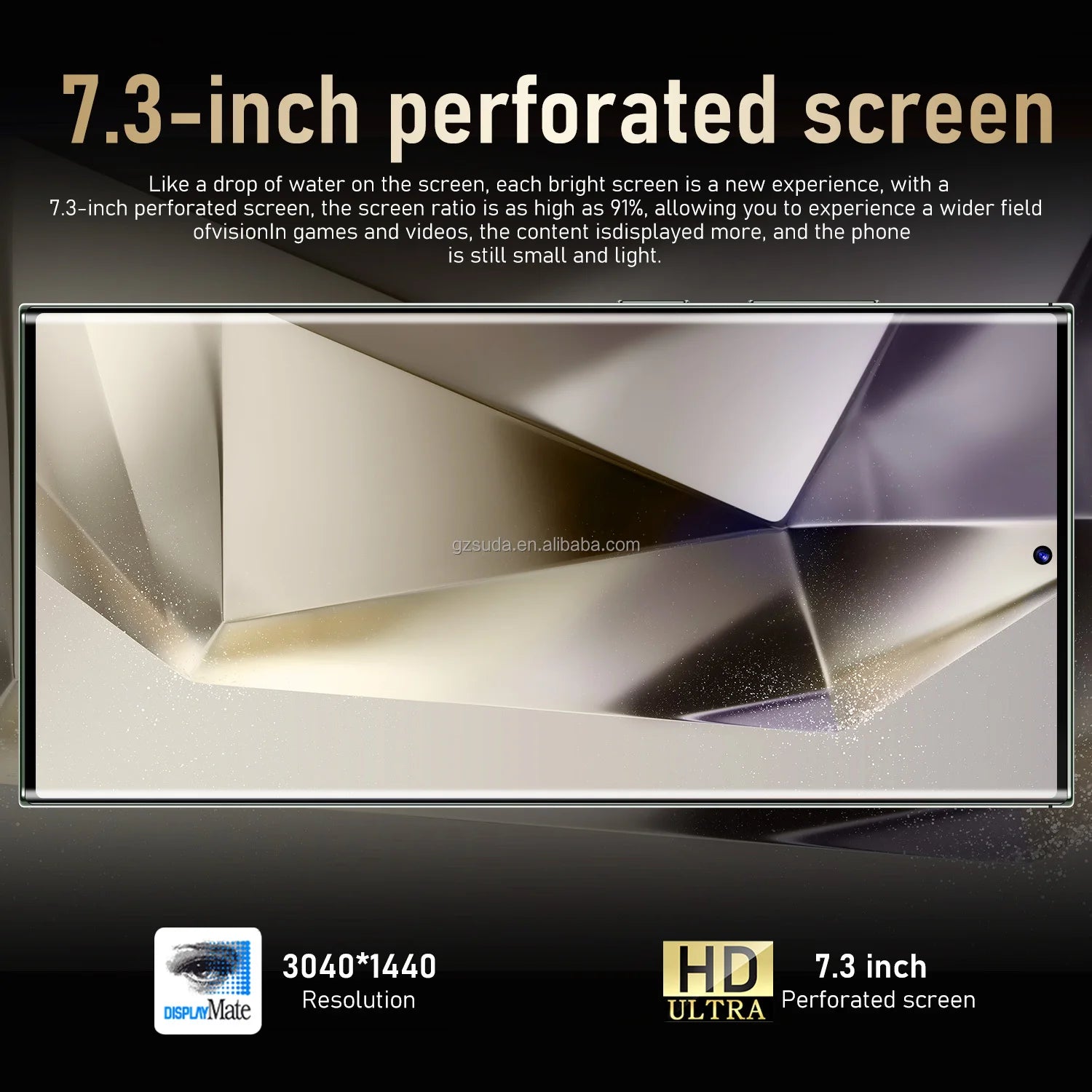 Factory Price Note 30 Ultra Smartphone 7.3 Inch AMOLED Screen Telephone Smartphone 5G Cellphone Large Screen HD Camera