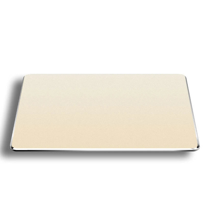 Aluminum Metal Mouse Pad Mat Hard Smooth Matte Thin Non-Slip Waterproof Fast and Accurate Control Mousepad for Office Home