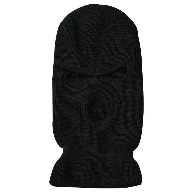 Winter Army Tactical Mask 3 Hole Full Face Mask Ski Mask Winter Cap Balaclava Motorbike Motorcycle Helmet Full Helmet