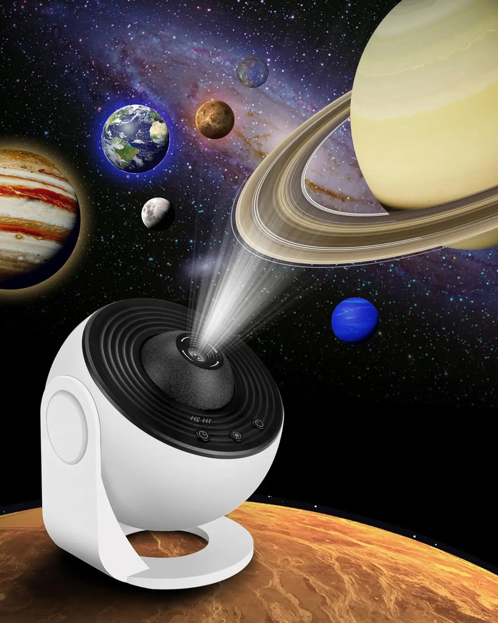Hot Selling 13 in 1 Planetarium Galaxy Star Projector Rotating Projector Lamp Timed Starry Night Light for Kids Bedroom Decor