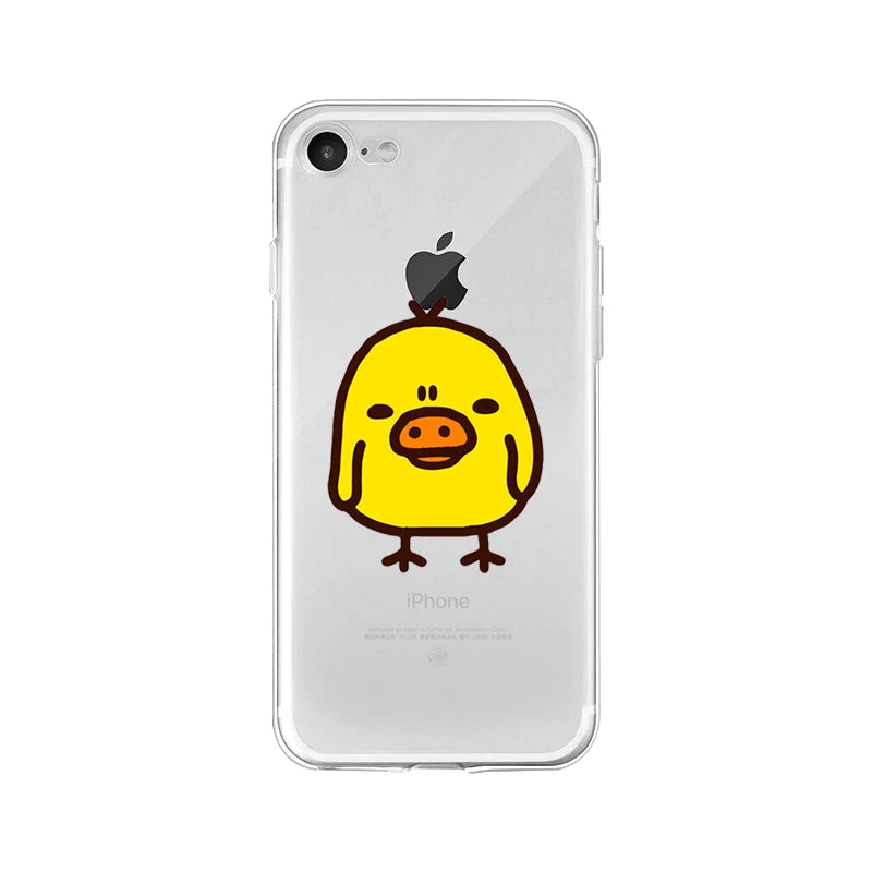 Yinuoda Rilakkuma Customer High Quality Phone Case for iPhone 5 5Sx 6 7 7plus 8 8Plus X XS MAX XR 11 pro max