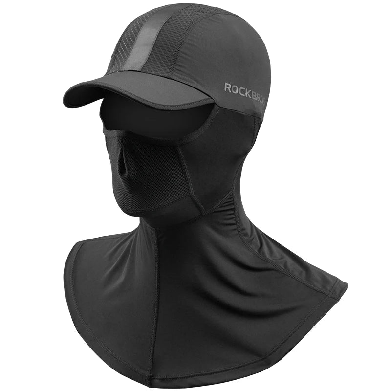 ROCKBROS Bicycle Face Masks Spring Summer Ice Silk Mask  Fishing Bandana Running Sport Bike Face Mask Sun Portection Hat