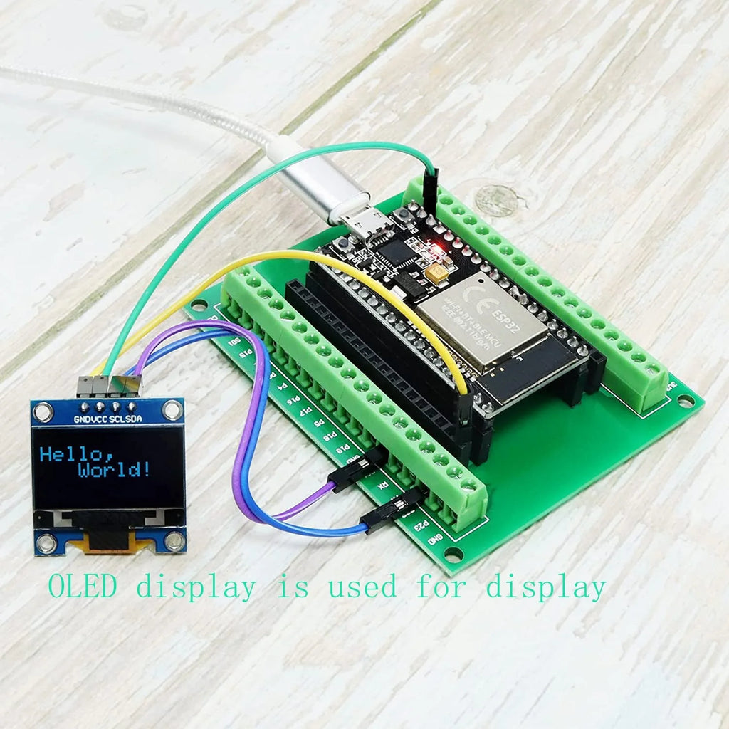 ESP32 Expansion Breakout Board GPIO 1 into 2 for 38PIN Narrow Version ESP-WROOM-32 Microcontroller Development Board