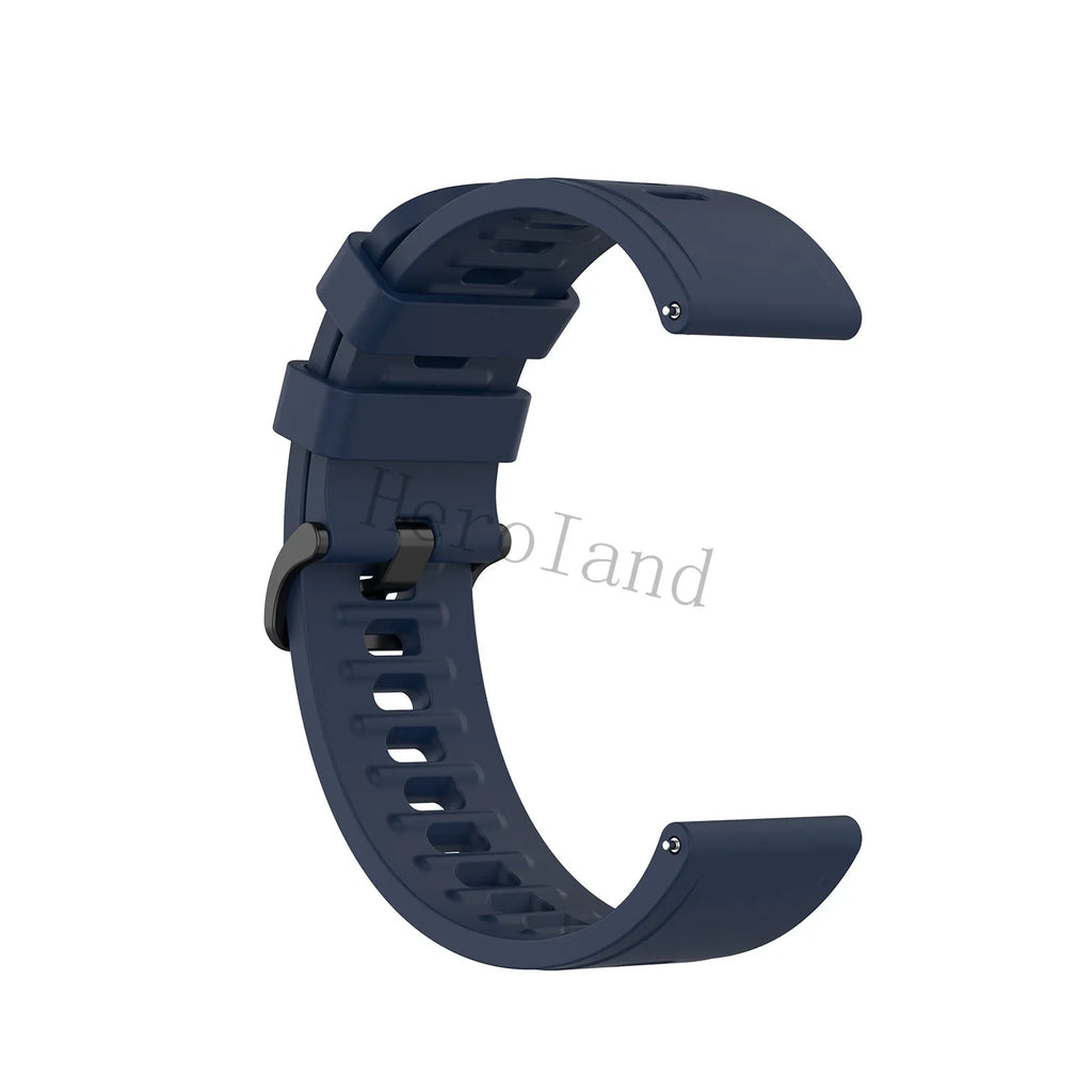 22MM Silicone WatchBand Strap For Xiaomi MI Watch Color Sport Smart Wristband For Xiaomi Haylou RT LS05S Bracelet WirstStrap