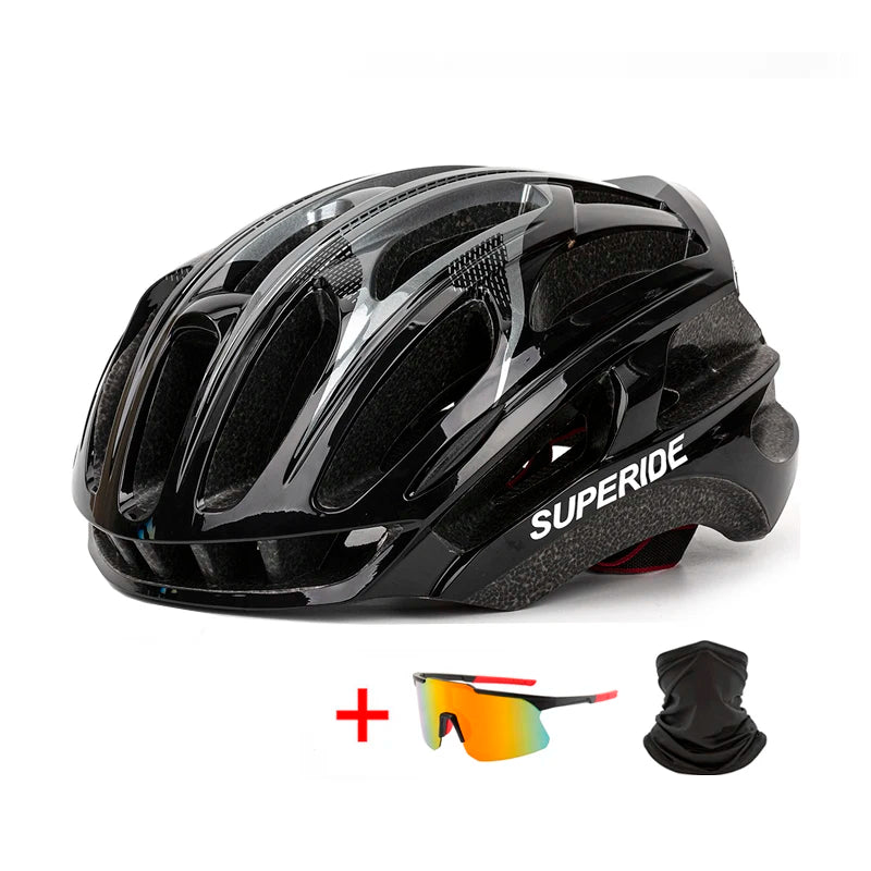 SUPERIDE Men Women Road Bike Mountain Bike Helmet Sports Aero Racing Cycling Helmet Anti-impact TRAIL DH MTB Bicycle Helmet
