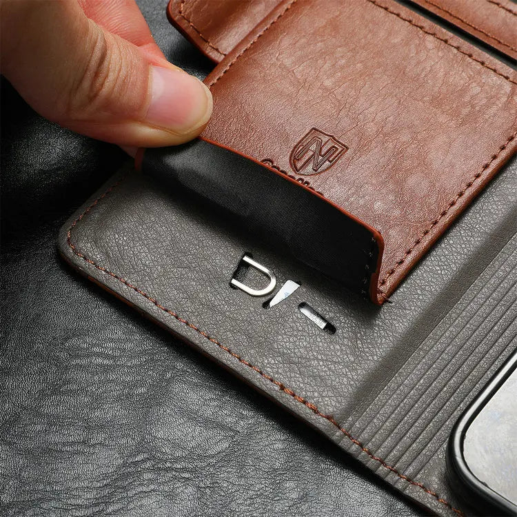 RFID Leather Flip Case for Realme 14 Pro Plus 5G Luxury Cover Magnet Book Capa Realme 15 14T 13 12 Plus Realme12 X Wallet Funda