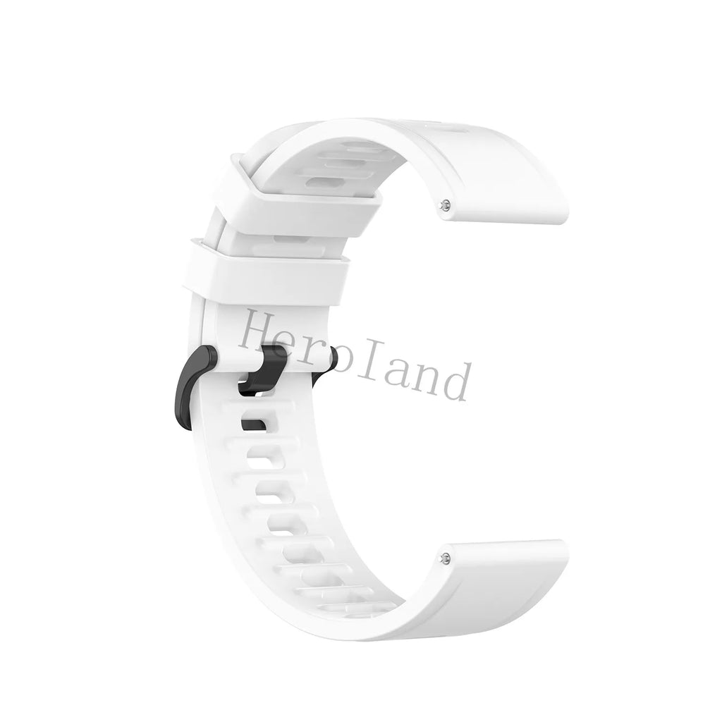 22MM Silicone WatchBand Strap For Xiaomi MI Watch Color Sport Smart Wristband For Xiaomi Haylou RT LS05S Bracelet WirstStrap