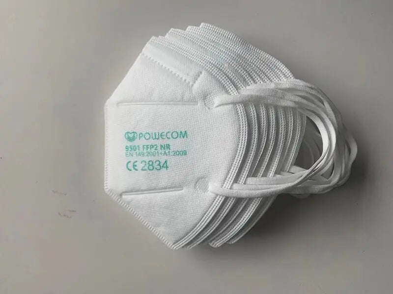 10-50pcs/bag original FFP2 Mouth Face Mask 6 Layers CE 2384 Certification Filter Dust Mouthpiece Masks Protection Face Cover
