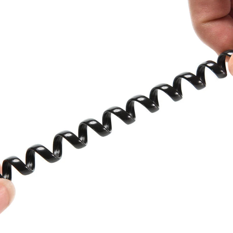 RJ10 Telephone Extension Cable Connector Handset Phone Extension Cord Curly Coiled Cable Spring Wire
