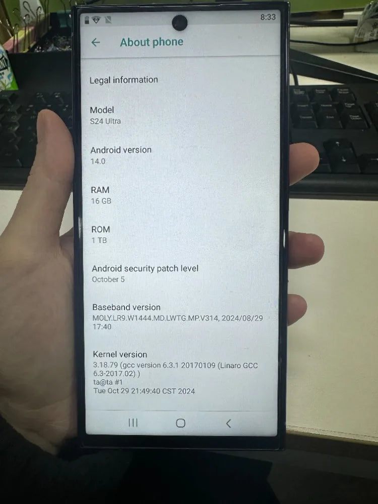 Shenzhen Telefonos Mobiles 16+1TB S24 Ultra Smartphone 7.3 Inch Telephone Fast Charging Unlock S-Pen 5G WIFI
