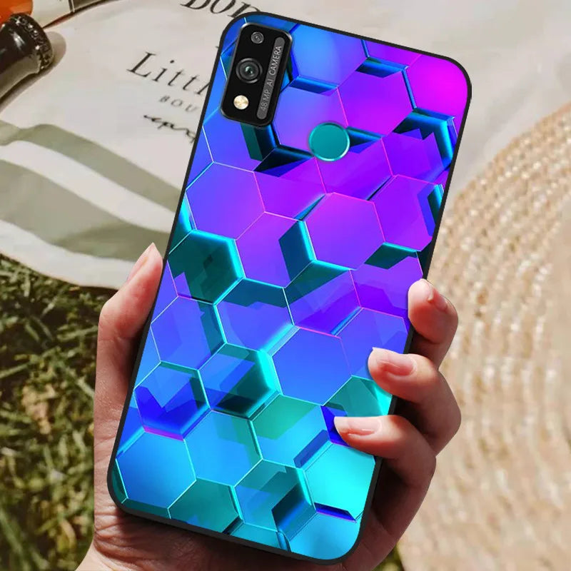 For Honor 9x lite Case Wolf Cartoon Silicon Soft TPU Back Cover For Huawei Honor 9X lite Phone Cases Honor9x Lite Fundas Coque