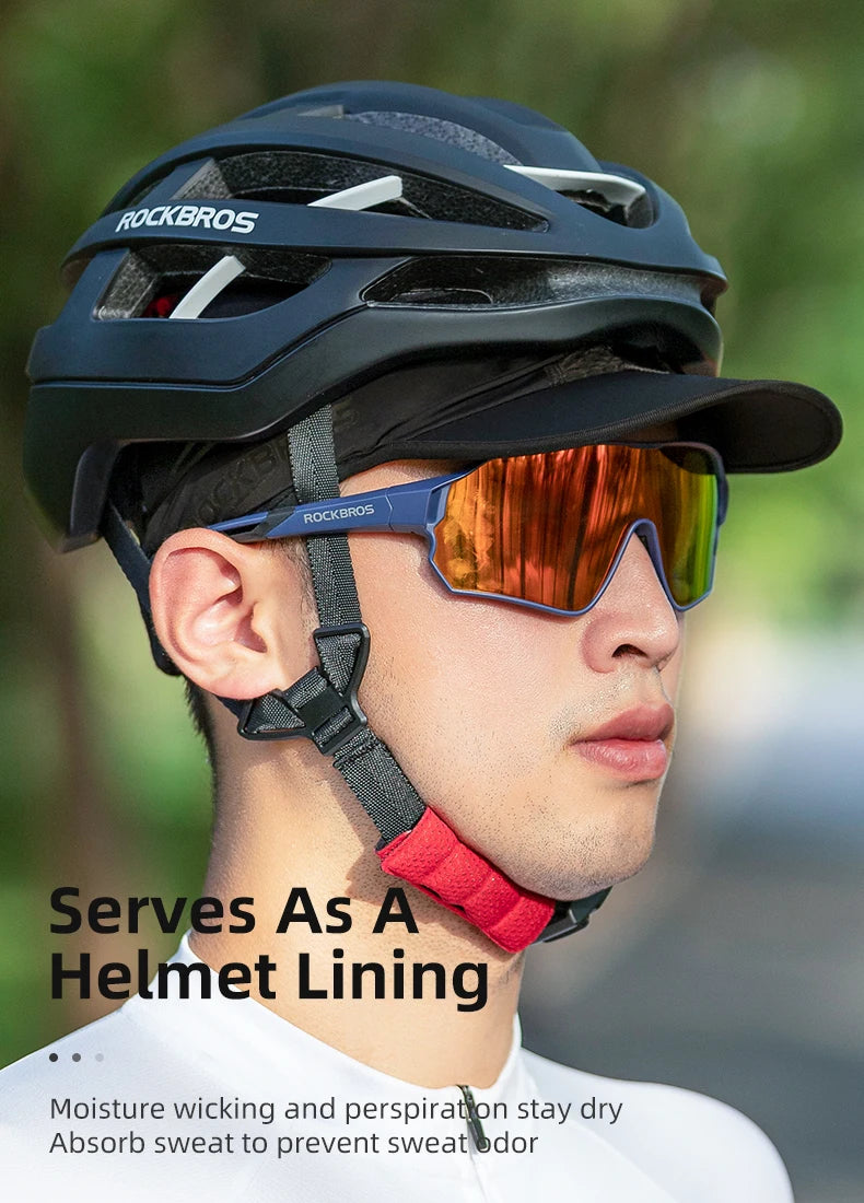 ROCKBROS Bicycle Face Masks Spring Summer Ice Silk Mask  Fishing Bandana Running Sport Bike Face Mask Sun Portection Hat