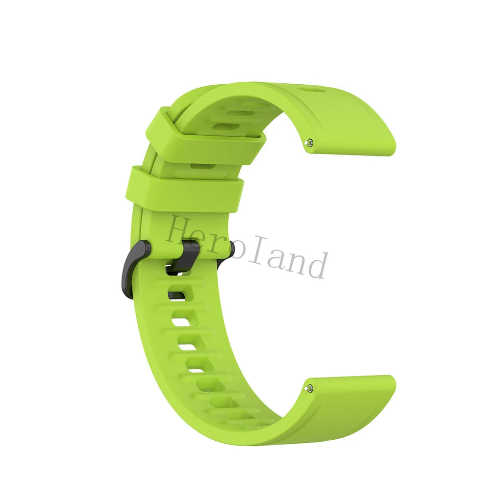 22MM Silicone WatchBand Strap For Xiaomi MI Watch Color Sport Smart Wristband For Xiaomi Haylou RT LS05S Bracelet WirstStrap