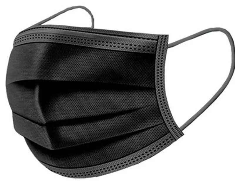 Fast Delivery Mascarillas Mask Disposable Non Wove Meltblown Cloth 3Layer Ply Filter Mask Mouth Face Mask Breathable Masque Mask