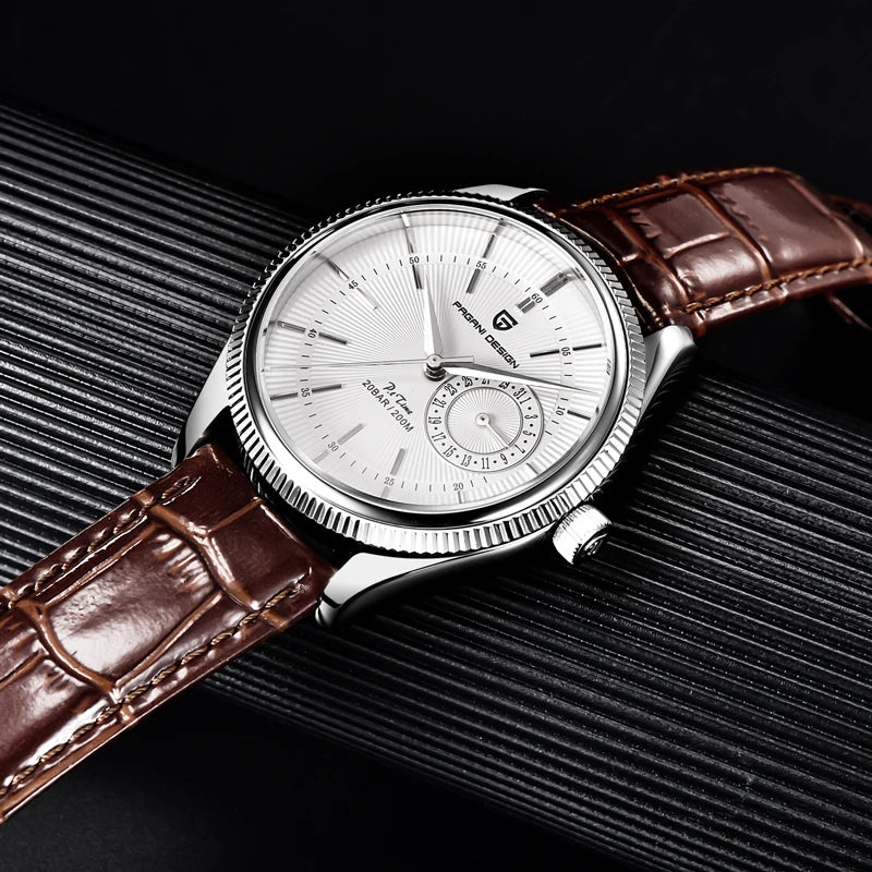 PAGANI DESIGN 2026 Men's Watches Automatic Watch Men Sapphire Quartz Wristwatches Chronograph 10Bar Waterproof Relogio Masculino