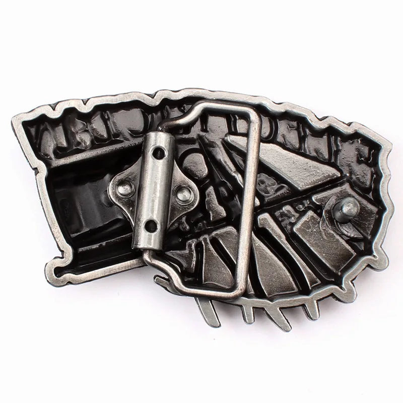 YonbaoDY  electrician Belt buckle 4cm width  waistband DIY Accessories Pliers screwdriver tool pattern