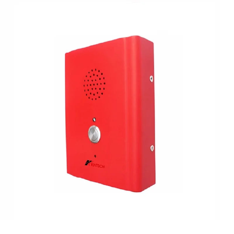 KNTECH Industrial Grade Emergency Intercom KNZD-13 Robust One-Button Hands-Free Corded Telephone Made of Cold-Rolled Steel