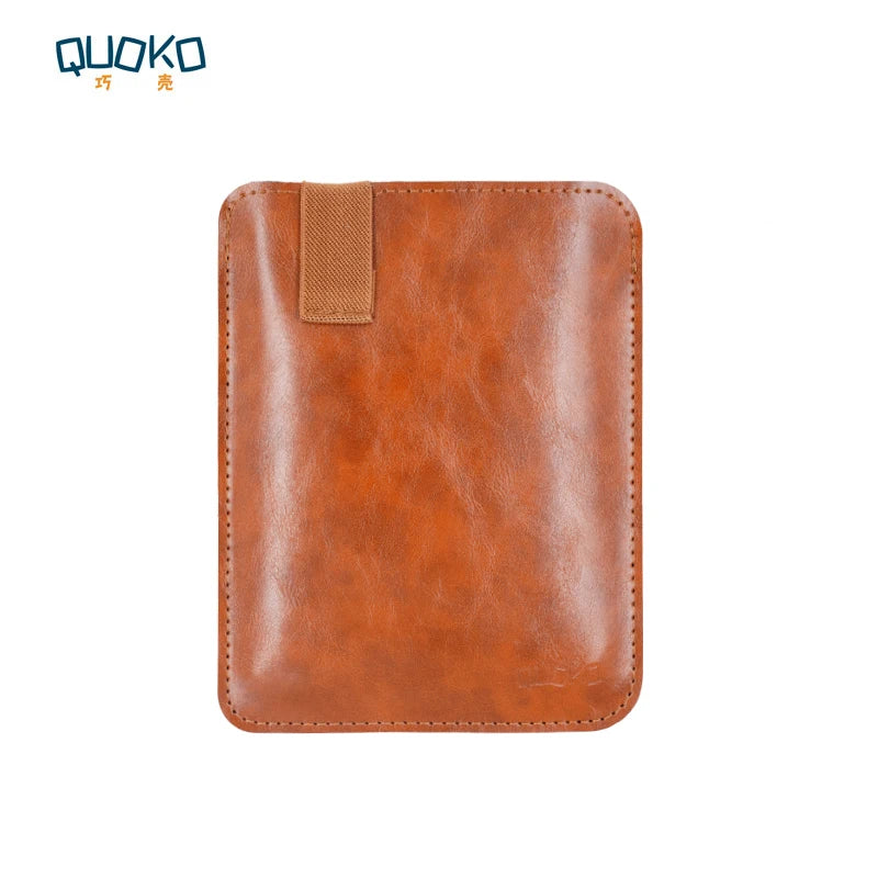 Anti falling style super slim sleeve pouch cover,microfiber leather E-Book sleeve case for Kobo glo HD 6"