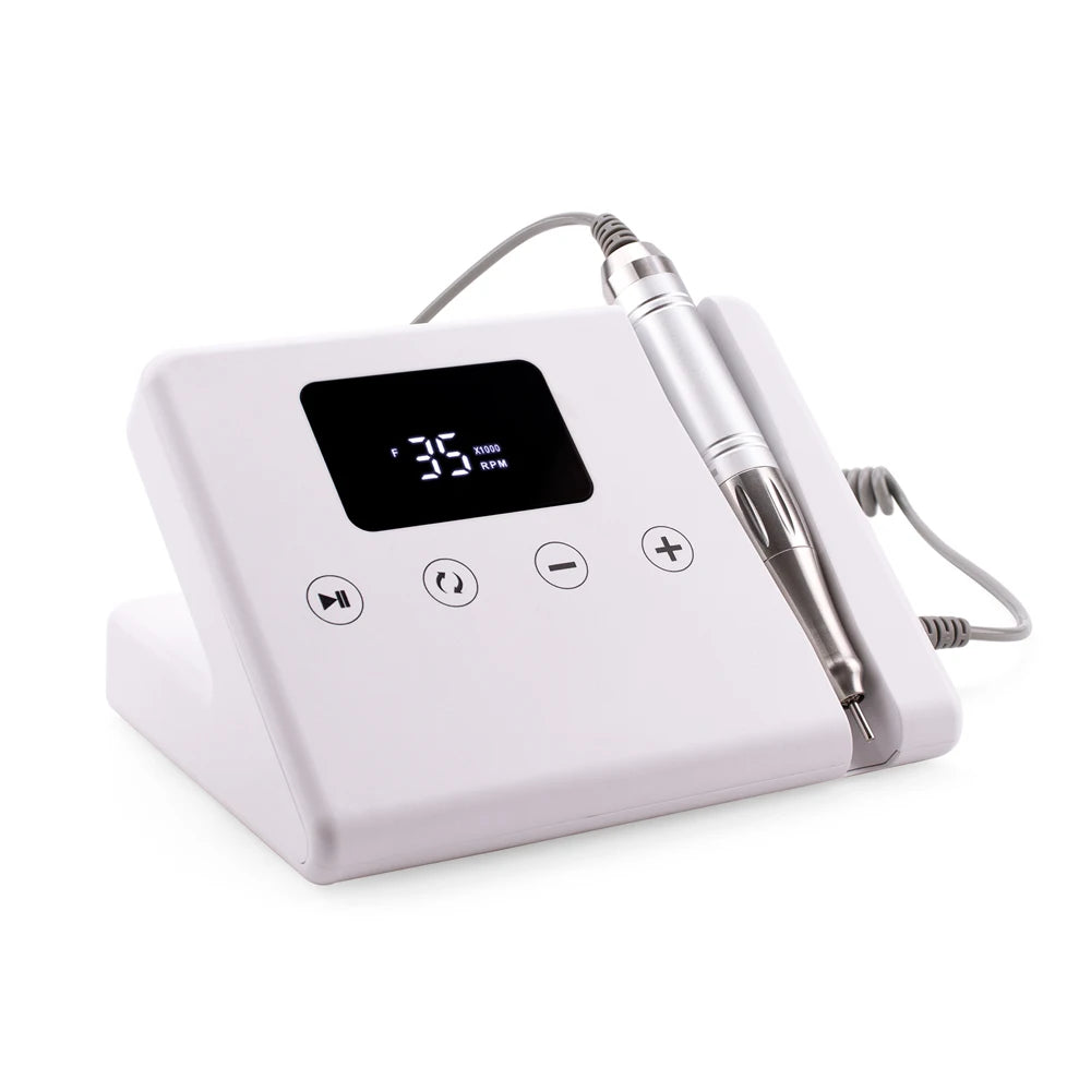 High Quality Professional High Torque 35000rpm Unique Telephone Design Desktop Use Coreless Motor Plug in Nail Drill Machine
