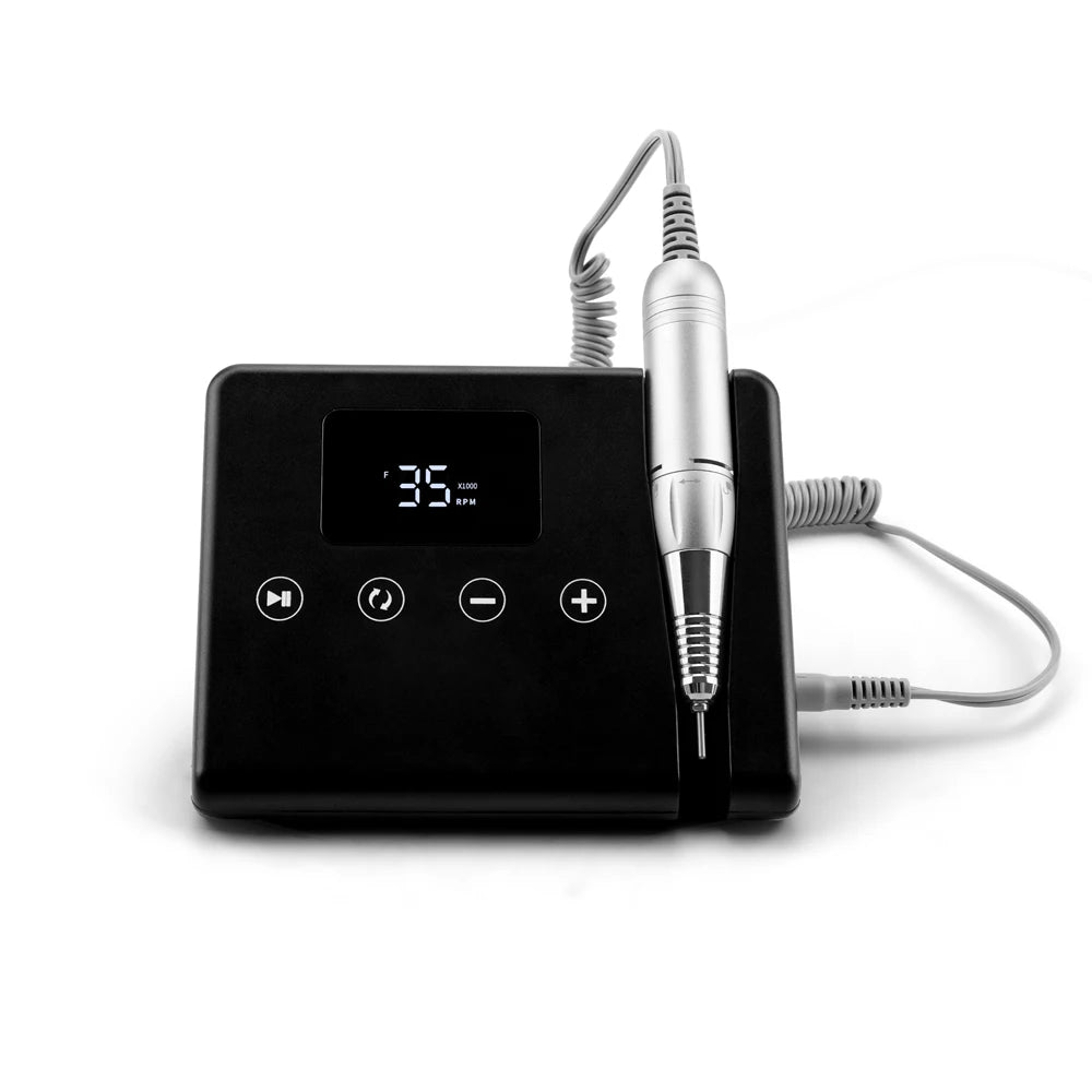 45W Professional 35000rpm Unique Telephone Design Corded Light Weight Tabletop Use Carbon Brush Plug in Nail Drill Machine