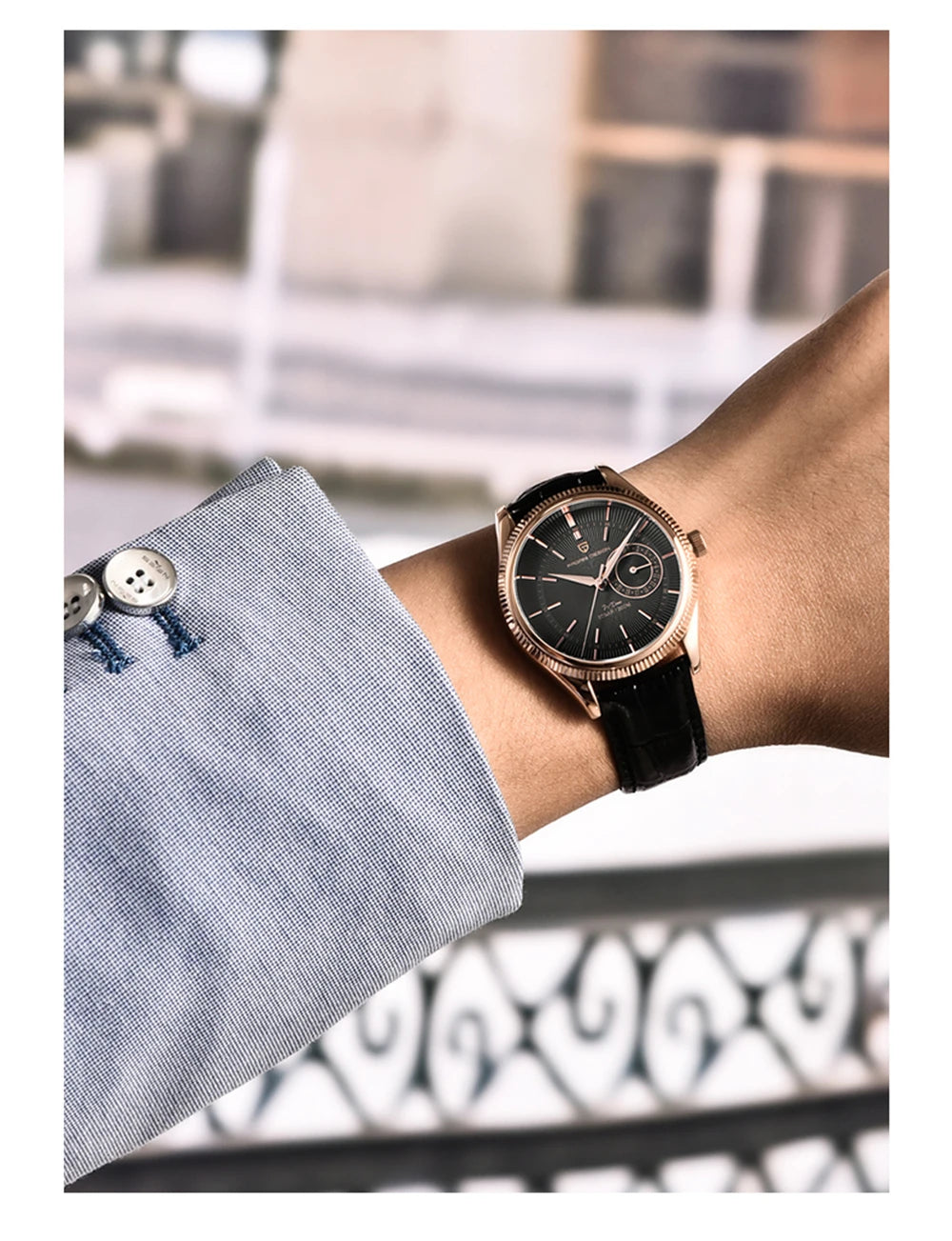 PAGANI DESIGN 2026 Men's Watches Automatic Watch Men Sapphire Quartz Wristwatches Chronograph 10Bar Waterproof Relogio Masculino