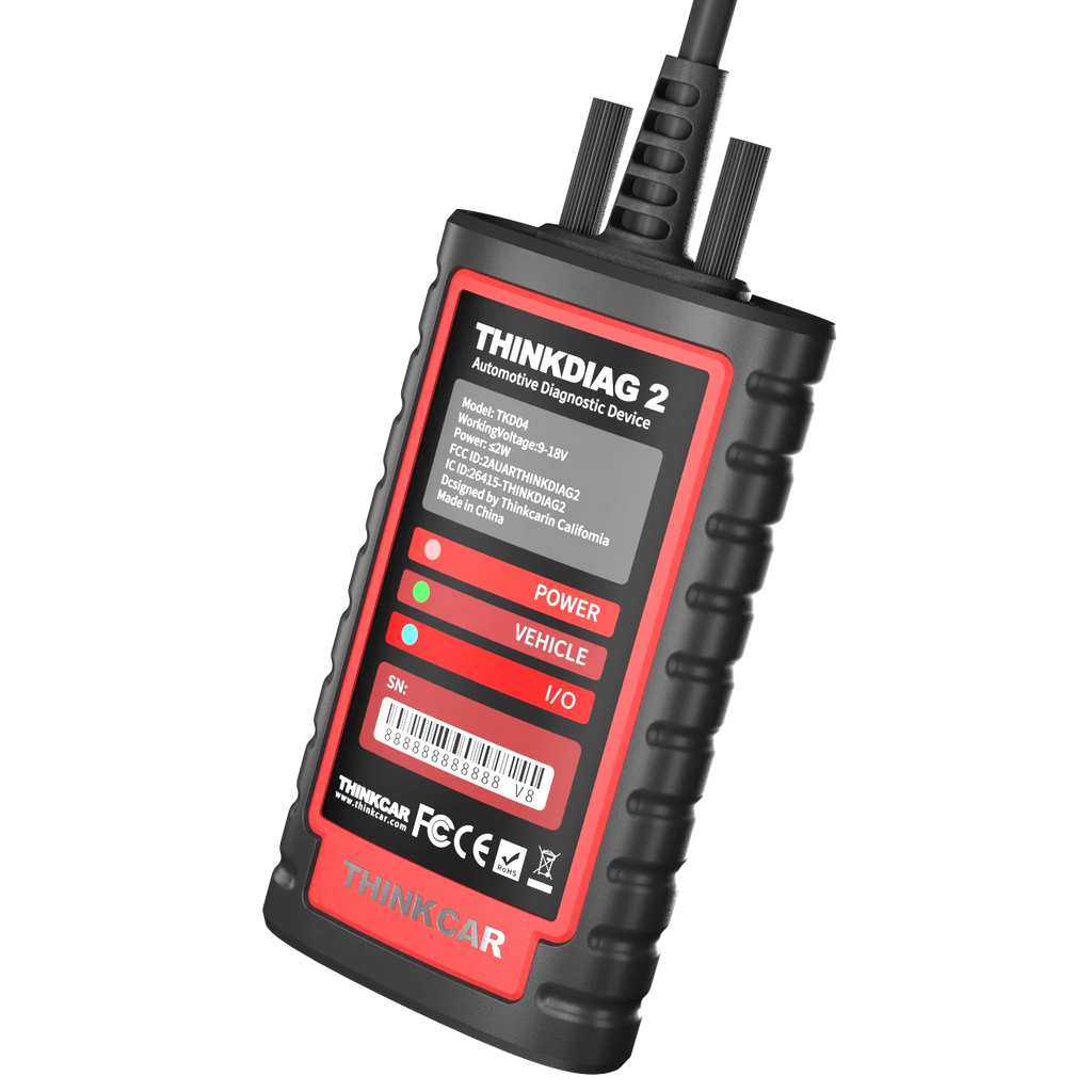 US EU Thinkdiag 2 OBD2 Scanner Support CAN FD Protocols Fit for Car Brands Free Full Softwares 16 Reset Functions ECU Code