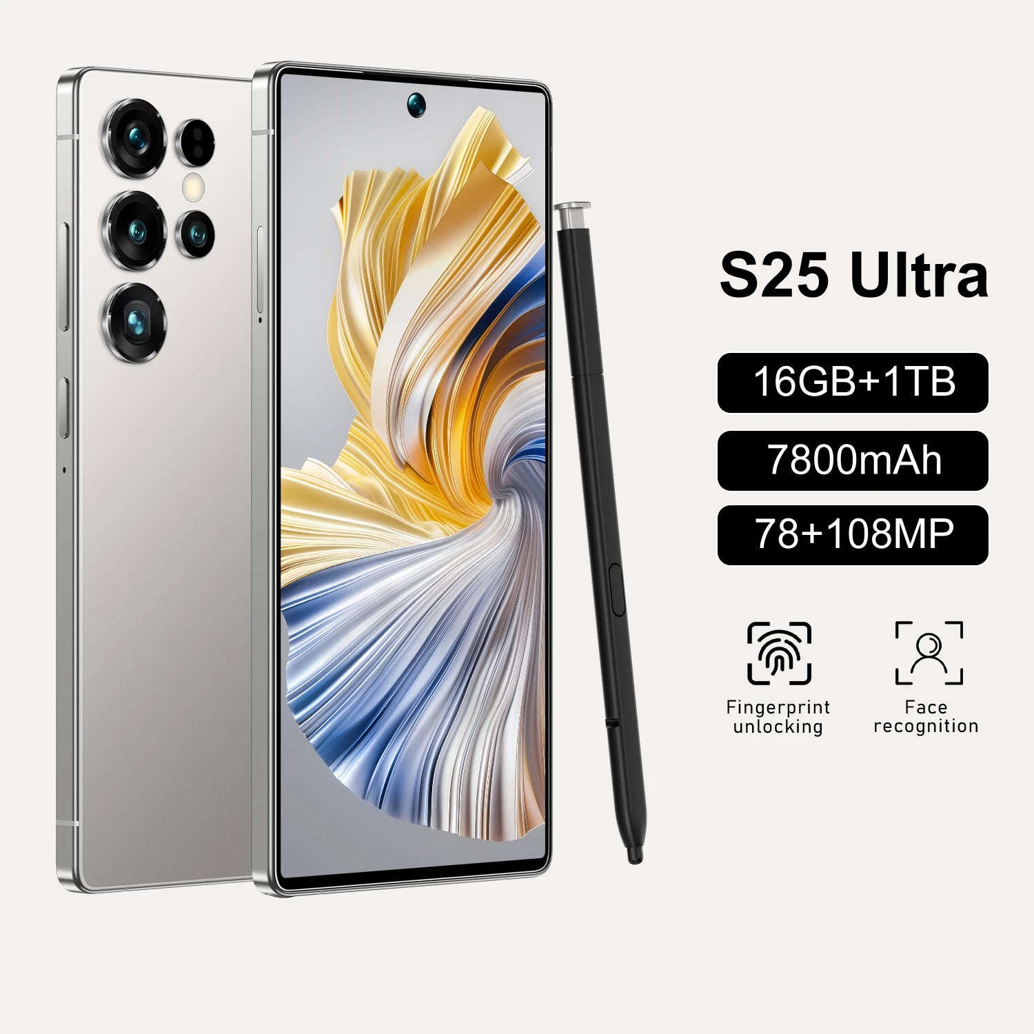2025 Hot 2+16GB S25 ultra 5g for  S25 ultra telephone