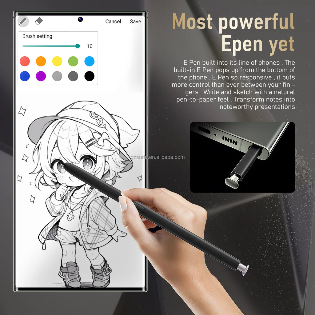 Factory Price Note 30 Ultra Smartphone 7.3 Inch AMOLED Screen Telephone Smartphone 5G Cellphone Large Screen HD Camera